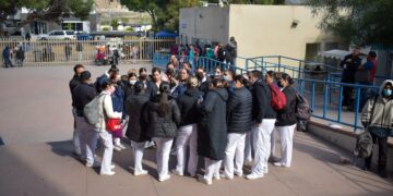 Enfermeros del HG se manifiestan por falta de pagos