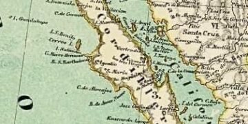 Mapa del BrazoPoderoso de 1850