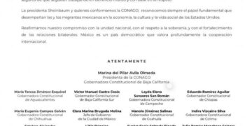 CONAGO respalda a Sheinbaum: la gobernadora de Baja California recupera oxígeno político